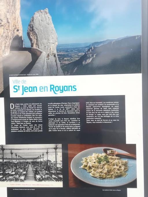 Logement Standing Wifi Vercors 'In Saint-Jean-en-Royans Exterior foto